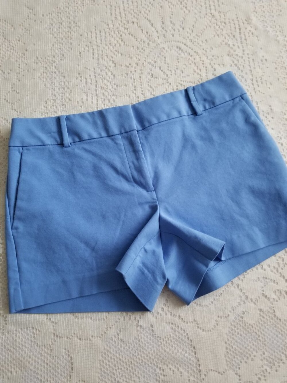 Loft Blue Chino Shorts Size 6
